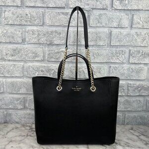 Kate Spade Infinite Large Triple Compartment Tote In Black